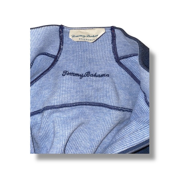 Reversible Tommy Bahama Half-Zip Sweater - Picture 6 of 10